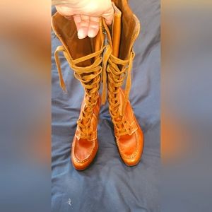 1970's Style Leather NikeAir Boots